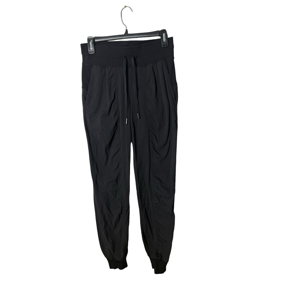 Lululemon Dance Studio Mid-Rise Jogger Size 4 Black Full Length Athletic LW5BPJS